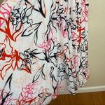 Badgley Mischka NWOT  Vaca‎ cocktail floral print shirt midi dress Photo 9