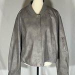 Marc New York Jeans Faux Leather Bomber Jacket Photo 0