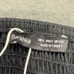 Bershka  Mini Dress Satin Tie Front Party Cocktail‎ Dress Black Size S Photo 4