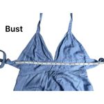 Lulus  Light Blue I'm Smitten Chambray Halter Tie babydoll Dress with Pockets Photo 9