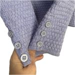 Talbots Merino Wool Cardigan Sweater Jacket Blazer Size PP Purple Classic Preppy Photo 2