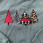 Collared Tree Sweatshirt Blue Size M Photo 1