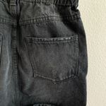 Vervet Super High Rise Distressed Skirt Medium Black Photo 7