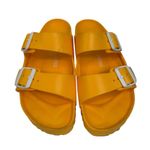 Birkenstock  Womens 10 Mens 8 Arizona Slide EVA Sandal Yellow Waterproof Plastic Photo 1