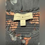 Lucky Brand EUC Blue and Pink Floral Long Sleeve Blouse size small Photo 8