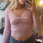 LA Hearts pink sweater top Photo 0