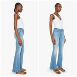 💕MOTHER💕 The Weekender Fray Jeans ~ Glow Up 31 Flare NWOT Blue Photo 9