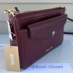 Michael Kors  Merlot Maisie 3 In 1 Crossbody Bag Photo 5