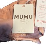 Show Me Your Mumu Zoey Midi Wedding Guest Bridesmaid Dress Copper Luxe Satin M Photo 4