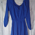Lulus Blue Long Sleeve Romper Photo 0