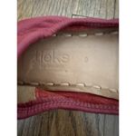 Tieks Womens Burgundy Leather Round Toe Slip On Casual Ballet Flats Size 9 Photo 4