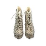 Jeffrey Campbell Rare: ➤ Silver Spikes Lita Platform Boot ➤ Nude Suede ➤ 7.5M ➤ Photo 9