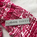 Absolutely Famous Paisley Pink Boho Bell Sleeve Top XL NWT Photo 5