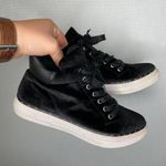 SixtySeven | Black Velvet Sneakers 38 Shoes Black Size 7.5 Photo 1