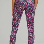 Lululemon Base Pace High-Rise Running Tight 25" Floral Electric Multi Legging Photo 2