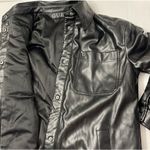 Guess Faux Leather Jacket Size S Black New With Tags Photo 10