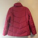 UBU Jacket Snap Front Puffer in Raspberry Pink Sz S NWT Ski Winter Jacket Photo 7