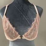 Sexy Coral Lace Bra Racer Back 38C Pink Size undefined Photo 0