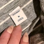 Old Navy  Gray and White Striped Midi Dress Photo 10