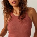 Free People Ribbed Seamless Tank in Copper Rose Photo 0