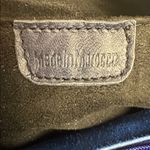 Blue Suede Women's boho crossbody Bag purse large Photo 5