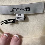 joe's jeans  Cream Faux Wrap Long Sleeve Sweater NWOT XS P2P 17” Very Soft Photo 2