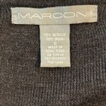 Marconi Size S Maxi Wrap Sweater Dress Wool Blend Charcoal Grey Minimal FLAW Gray Photo 4