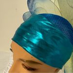 Handmade blue floral hat. This hat was made for the stage in the theater. Photo 4