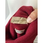 Vintage George Good Womens 100 Percent Lambswool Red Turtleneck Sweater EU 44 Size XL Photo 1