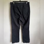 NYDJ  Black Denim Straight Leg Jeans Womens 14 Classic Everyday Minimalist Photo 4