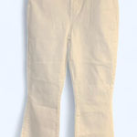 Frank & Eileen Killian White Jeans Size 29 High Rise Flare Jeans with Raw Hem Photo 0