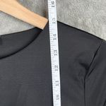 Cotton On Crop Top Women’s Large Black Long Sleeve Waist Tie Wrap Clubwear Y2K Photo 3