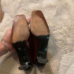 Stuart Weitzman Stuart Weitzman 8 Square Toe Heels Red Patent Shoes Photo 6