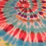 Hanes Tye dye short sleeve tee shirt woman’s size large Photo 2