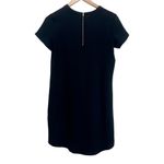 Adrienne Vittadini  Womens 2 Black Shirt Dress Shift Cocktail LBD Classic Minimal Photo 1
