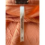 Free People  Babydoll Puff Sleeves Violet Mini Dress In Grapefruit/Coral Size M Photo 6