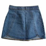 PacSun scalloped skirt medium wash Photo 0