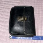 Vintage Black Genuine Leather Pouch for Belt Photo 6