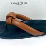Lafayette 148 New York Bristol Flip Flop Sandals Copper Multi Size 36 EU NEW Photo 3