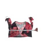 SheIn Sexy Crop Top Floral sequence Sz L NWT Photo 5