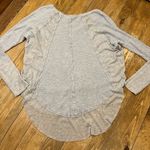 We The Free Free People  Catalina Oversized Thermal Top Ice Blue Women’s Large Photo 5