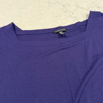 Eileen Fisher  Deep Purple Dress Large Photo 3