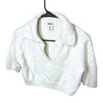 William Rast White Collared Crop Top Size M NWT Photo 5