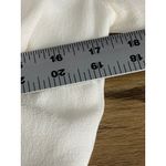 Tadashi Shoji Vintage Tadashi 100% Silk Ivory Draped Wrap Blouse Sheer Chiffon Sleeves S 10 Photo 11