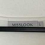 Miss Look  white floral v neck top Photo 3