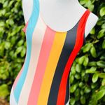One Piece womens small striped swimsuit sexy Photo 1
