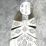 Croft & Barrow White Sandals Slip On Wedges Size 6 Photo 1