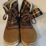 Sorel Boots Women’s size 7 Brown Plaid Warm Comfortable RARE HTF Photo 8