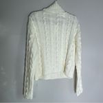 Z Supply Chunky Cable Knit Cowl Turtleneck Sweater Size Medium NWT Photo 1