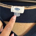 Old Navy  Black and Tan V-Neck Sweater Photo 3